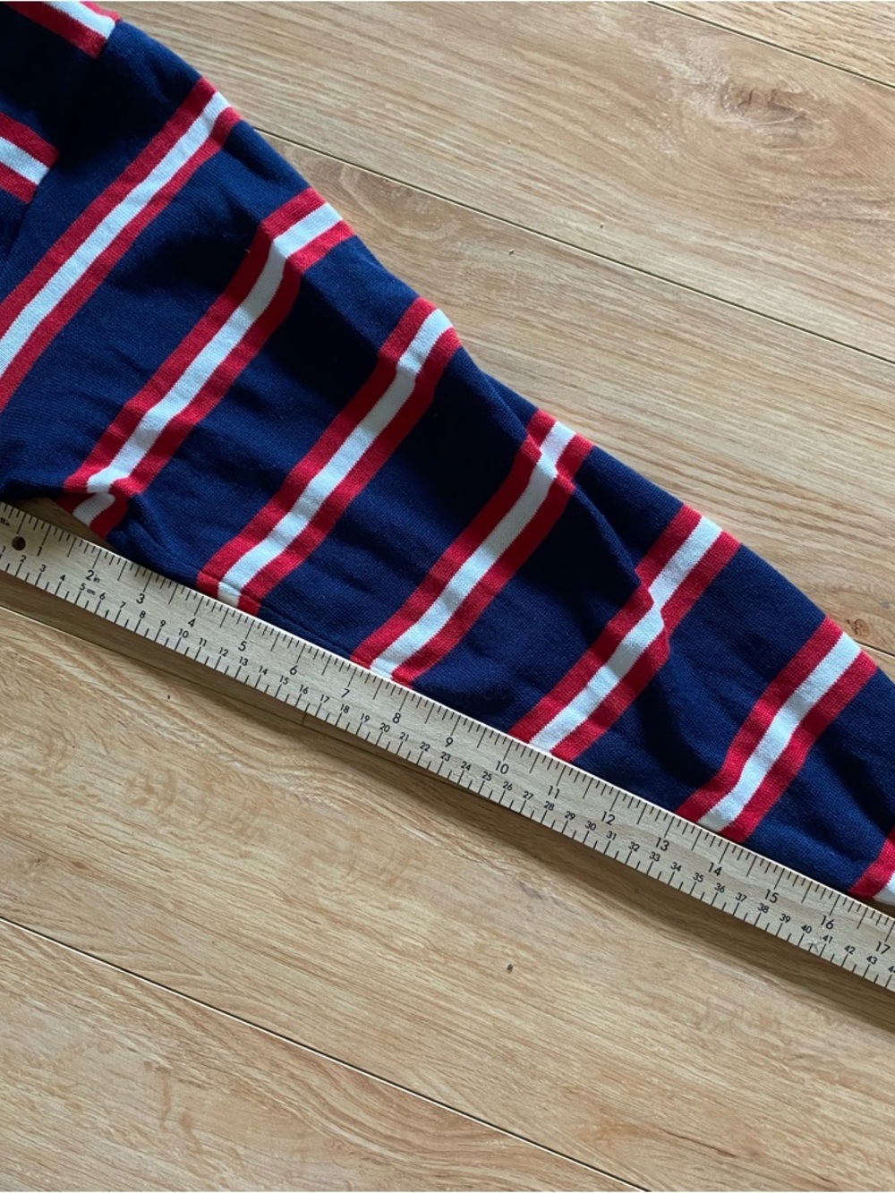 Striped Rugby Polo Sweater - Picture 8 of 9